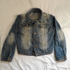 Quinn 85% Cotton Denim Jean Jacket Size Small